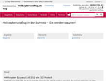 Tablet Screenshot of helikopterrundflug.ch